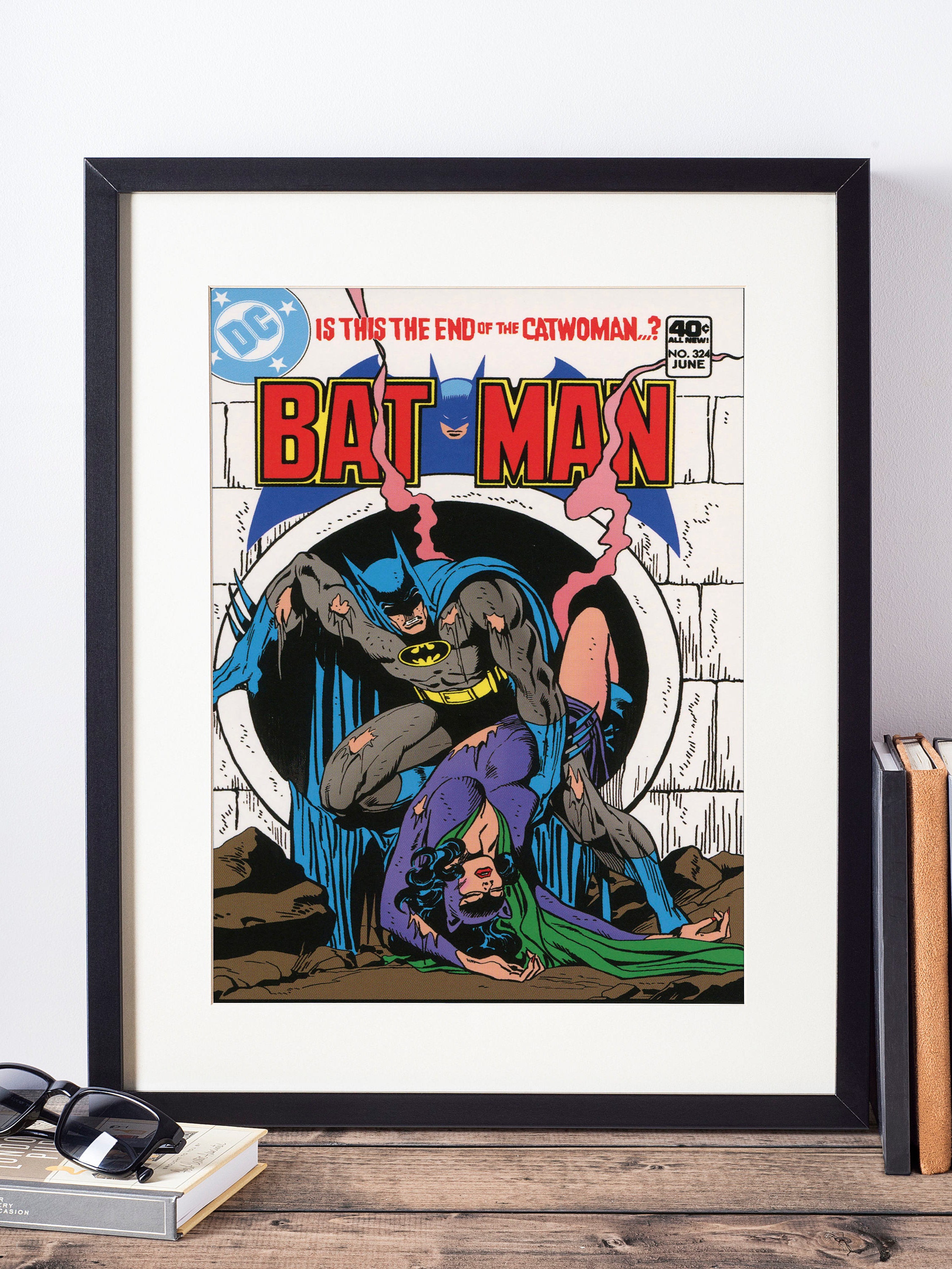 dc comics wall art