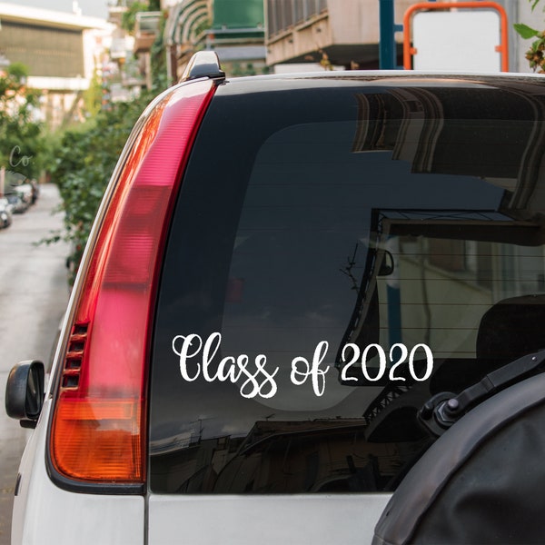 Class of 2019 2020 2021 2022 2023 2024 2025 • car window decal • free shipping • graduation year sticker graduation decal any class of decal