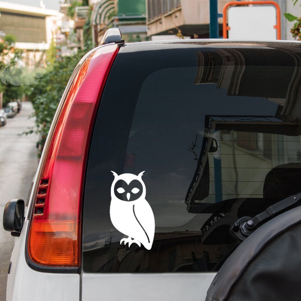 Owl Car Decal Etsy