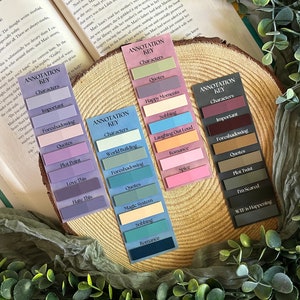 ANNOTATION KIT Annotating Books Annotating Key Annotating Bookmark Pencil  Pouch Annotating Tabs Gift for Book Lovers 