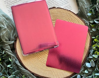 Kindle Case Insert | Pink Foil | Paperwhite EReader | Decor for Clear Case | Use with Stickers | Bookish Gift for Book Lovers