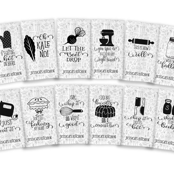 Torchons drôles - torchons de cuisine drôles - cadeau de pendaison de crémaillère - serviettes drôles - cadeau pour maman - cadeau de mariage - serviette de toilette - cadeau de shower de mariage