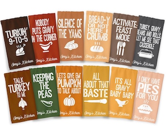 Hostess Gift | Thanksgiving Hostess Gift | Thanksgiving Gift | Thanksgiving Decor | Funny Dish Towels