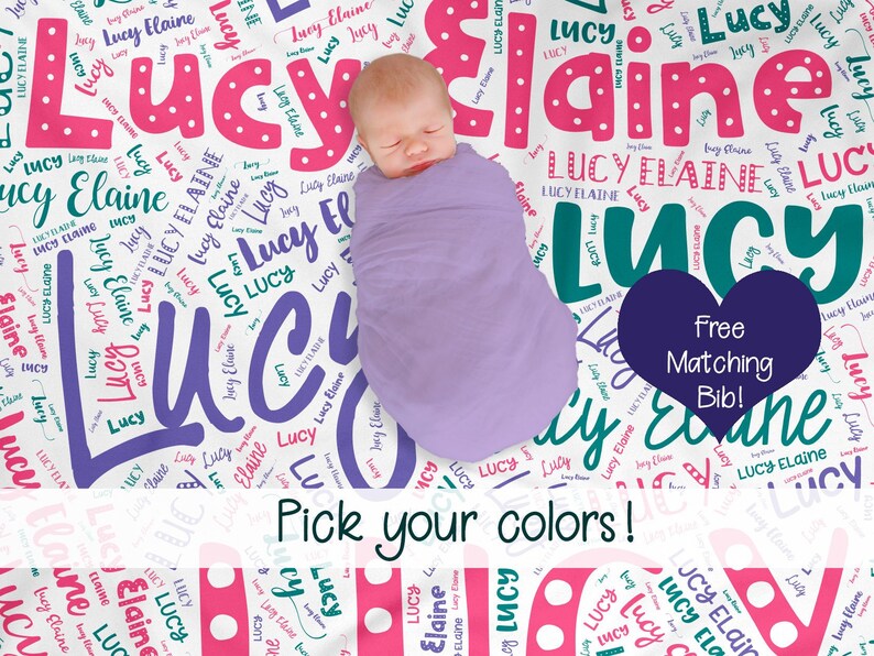 Personalized Baby Blanket Baby Name Blanket Gender Reveal Ideas Minky Baby Blanket Baby Milestone Blanket Baby Shower Gift