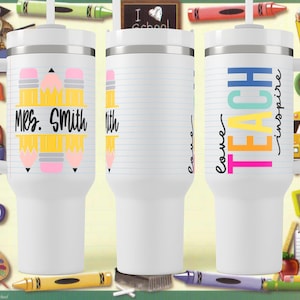 40oz Teacher Gift Teacher Appreciation Personalized Teacher Gifts Teacher Tumbler Personalized Tumbler 40oz TumblerPersonalized Teacher Gift