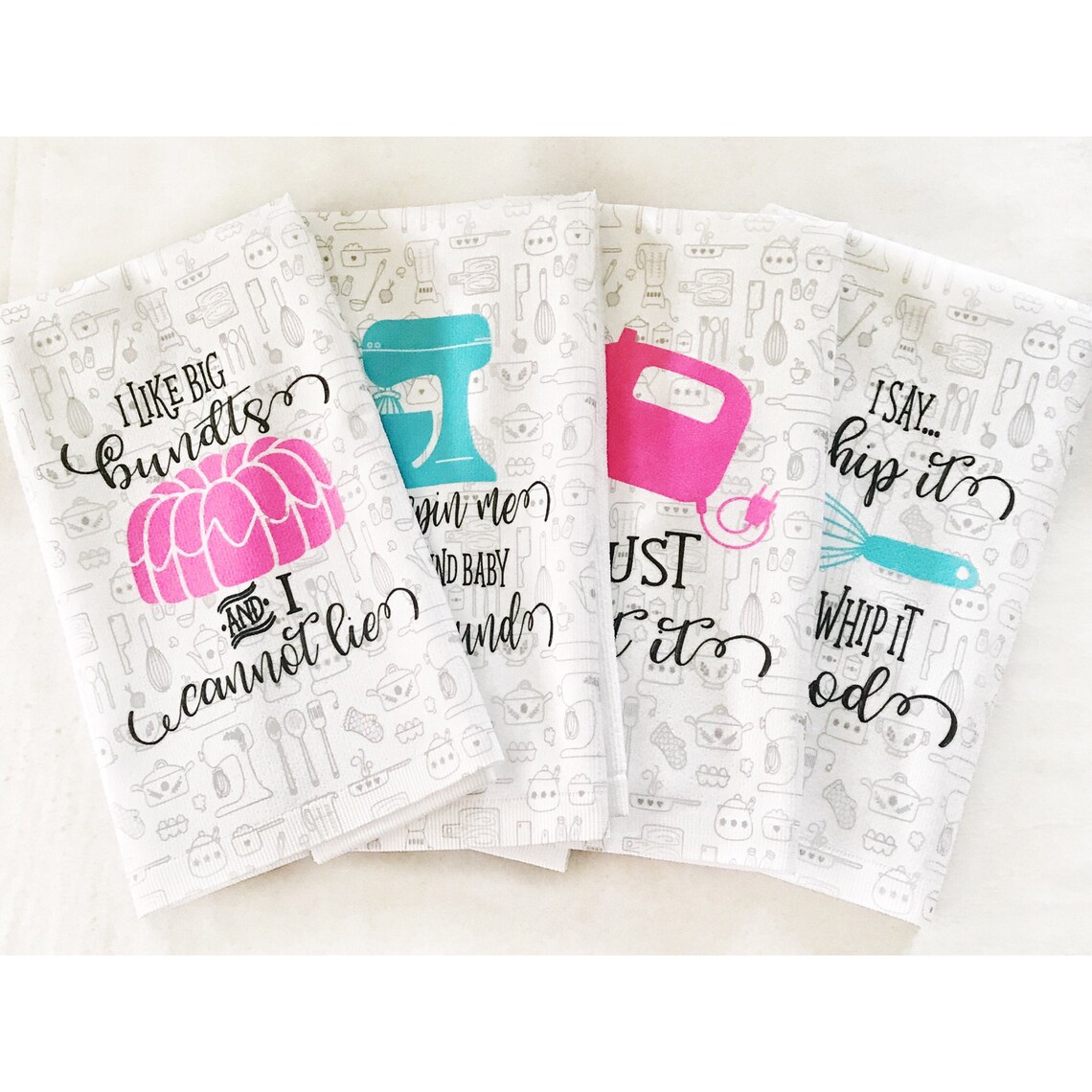 Funny Dish Towels Funny Kitchen Towels Housewarming Gift Etsy