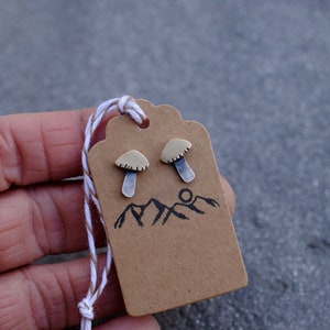 Mushroom Stud Earrings image 2