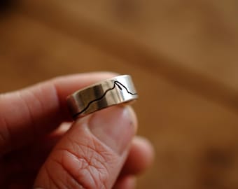 Mt Crested Butte Ring - Made to Order
