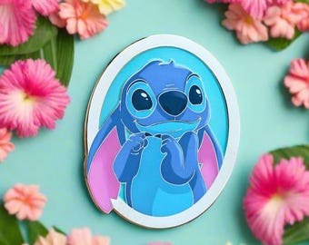 Enchanted Pawtraits - Stitch fantasy pin