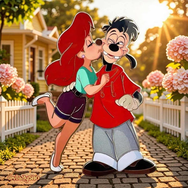 Got Smooched - Roxanne & Max Fantasy Pin