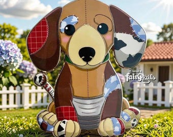Plushie Patch Pals - Pin de fantasía de Disney de Slinky Dog