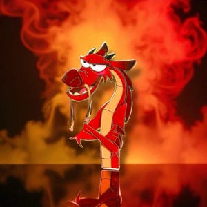 Wild Expressions - Disney Mulans Mushu Dragon Fantasy Pin