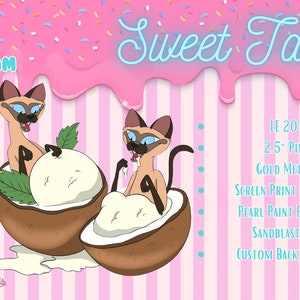 Sweet Tails Shop Si and Am Disney Fantasy Pin - Etsy
