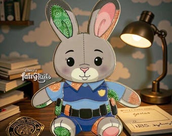 Plushie Patch Pals - Judy Hops Disney Fantasy Pin