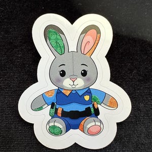Plushie Patch Pals Judy Hopps sticker