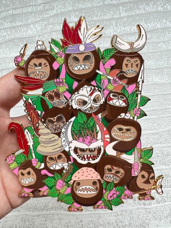 Kakamora Crew LE30 Jumbo Disney Moana Fantasy Pin - Etsy
