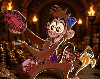 ヴィンテージ アラジン アブ ディズニー ピンバッジ、90年代映画