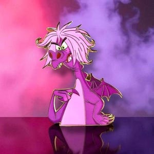 Wild Expressions - Disney Madam Mim Dragon Fantasy Pin