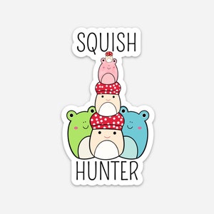 Squish Hunter Wendy and Malcom Bundle Fundraiser Sticker