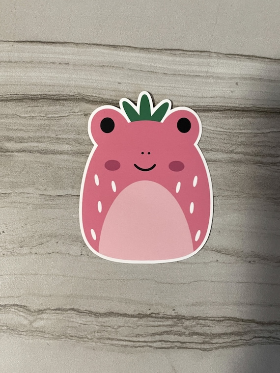 Strawberry Frog Sticker 