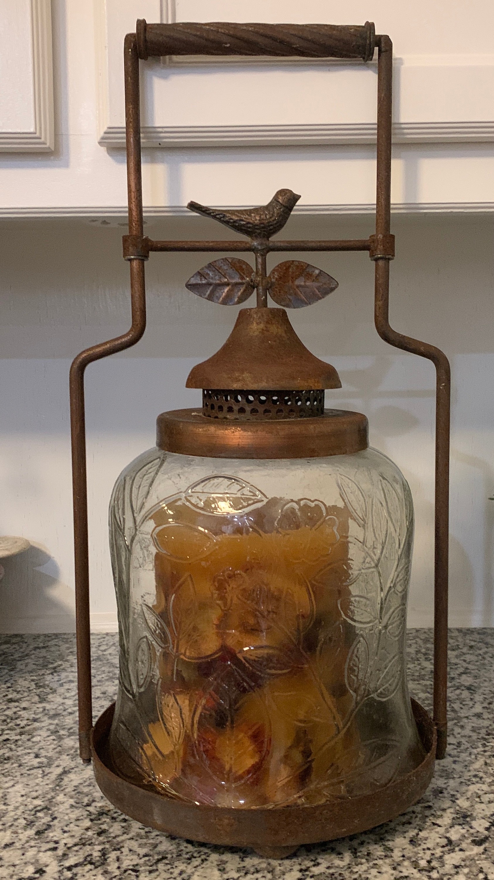 Lot - Pair of French Zinc Bird-Form Table Lamps