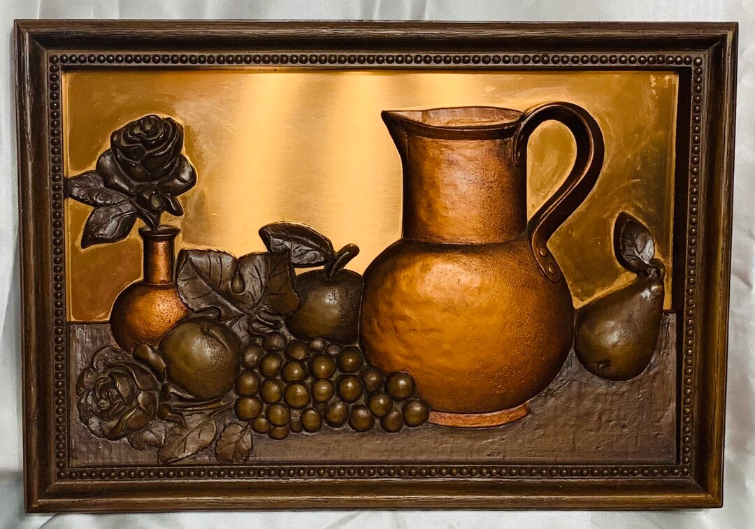 3D Copper Kitchen Wall Still Art Coppercraft Guild Taunton Etsy