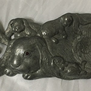 Arthur Court Rabbit With Bunnies Spoon Rest, Arthur Court 1994. NOTE ...