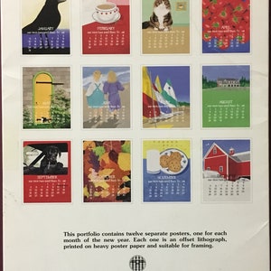 The 1999 Abacus Calendar by Dana Heacock. NOTE: Please Read Entire