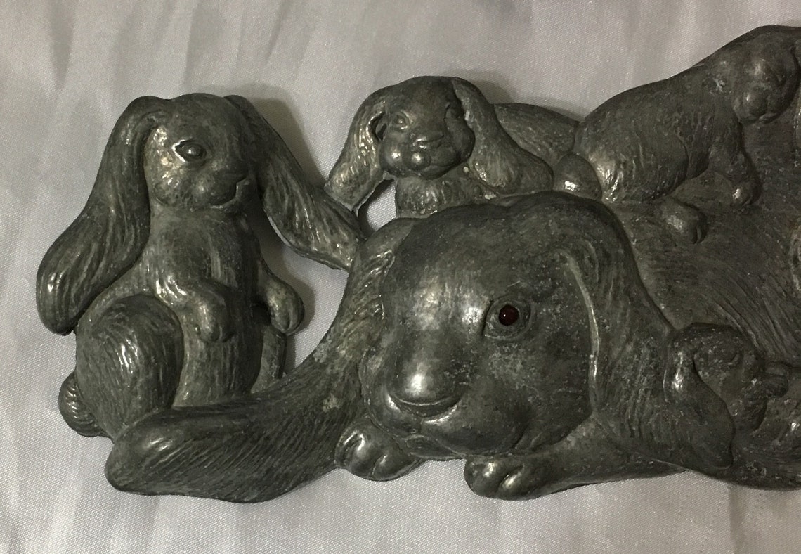 Arthur Court Rabbit With Bunnies Spoon Rest, Arthur Court 1994. NOTE ...