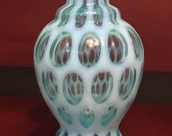 スペシャル！40s〜クランベリーオパールセントコインドットピッチャーFenton 貴重！40'Sフェントン クランベリーオパールセント コインドット