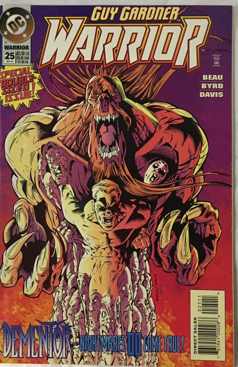 DC Comics Guy Gardner Warrior, 1994 Issue 25. NOTE: Please Read Entire  Description There Are No Returns. - Etsy Sweden