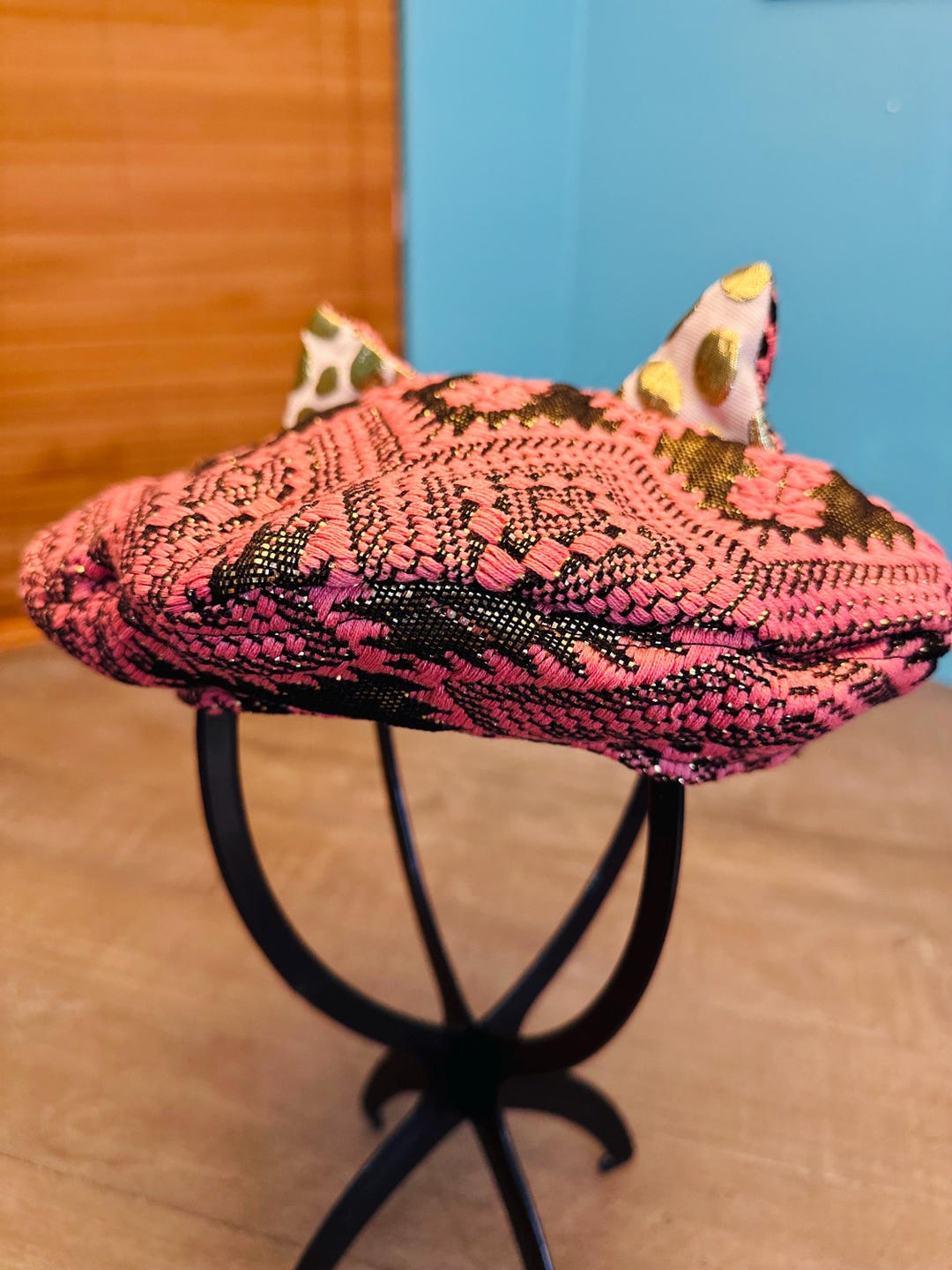 RAVE Festival Blush Pink & Gold Textile Upcycled, Re-cycled, Re ...