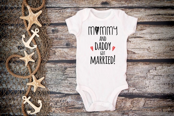 mommy and daddy are getting married shirt