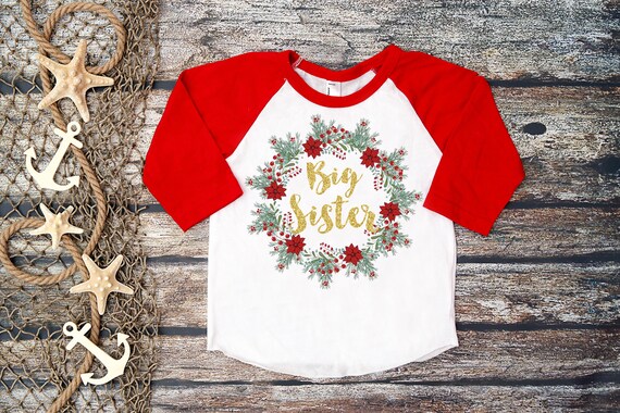 big sister christmas shirt