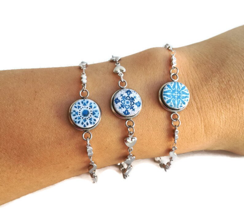 Bracelet en carreaux portugais délicat carreaux portugais Etsy