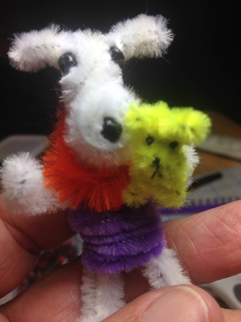 Pipe Cleaner Puppy Etsy