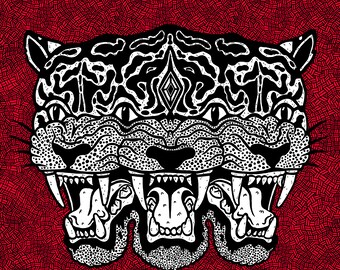 Multi-Tigress Limited Print