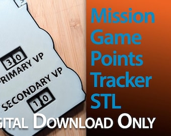 Rastreador de puntos de juego de misión STL para Wargames (compatible con FDM, no oficial, creado por fans)