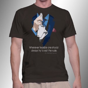 Hannibal Rude Splatter Fan Art T-Shirt