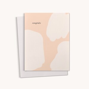 Abstract Congratulations Greeting Card