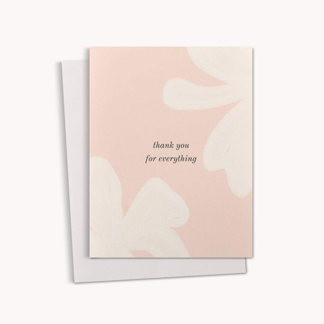 Abstract Thank You Card - Etsy