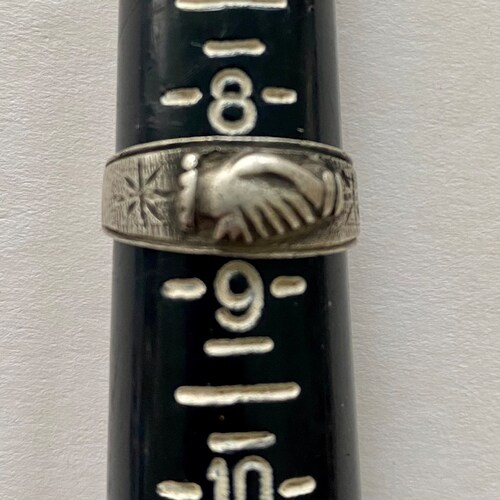 Shops 1 authentic antique Spanish Colonial style traditional Mayan wedding/engagement ring from Guatemala