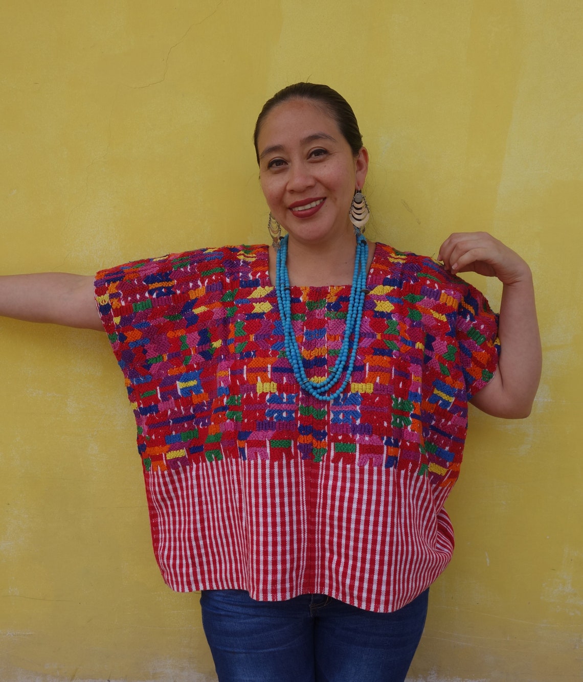 Vintage Mayan Guatemalan Handwoven Textile Huipil from San | Etsy