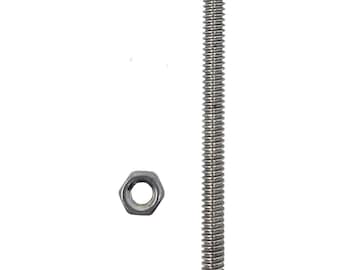 Chrome Knob Bolts for Cabinets, Drawers, Door Knobs - 2.5", 3", 3.5" or 4" Bolts