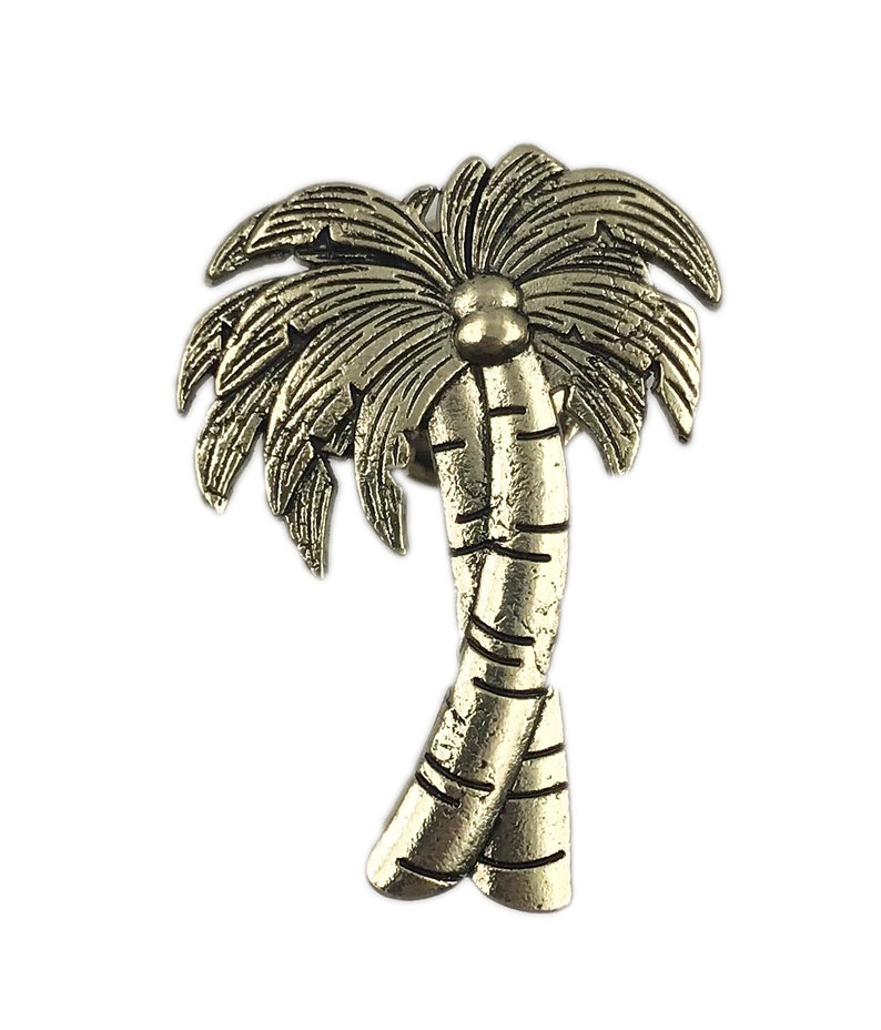 Palm Tree Metal Dresser Drawer Cabinet Drawer Or Door Knob Etsy