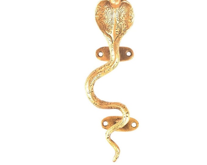 Cobra Antique Pull Handle | Gold Handles | Brass Drawer Pulls for Dresser