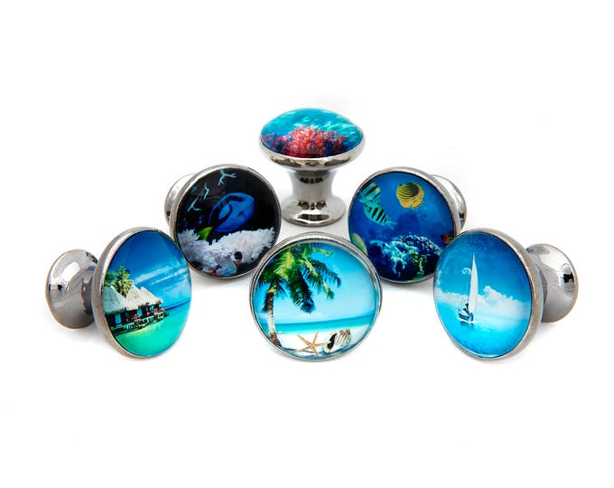 Nautical, Ocean, Beach SHABBY RESTORE Knobs, Drawer Pulls