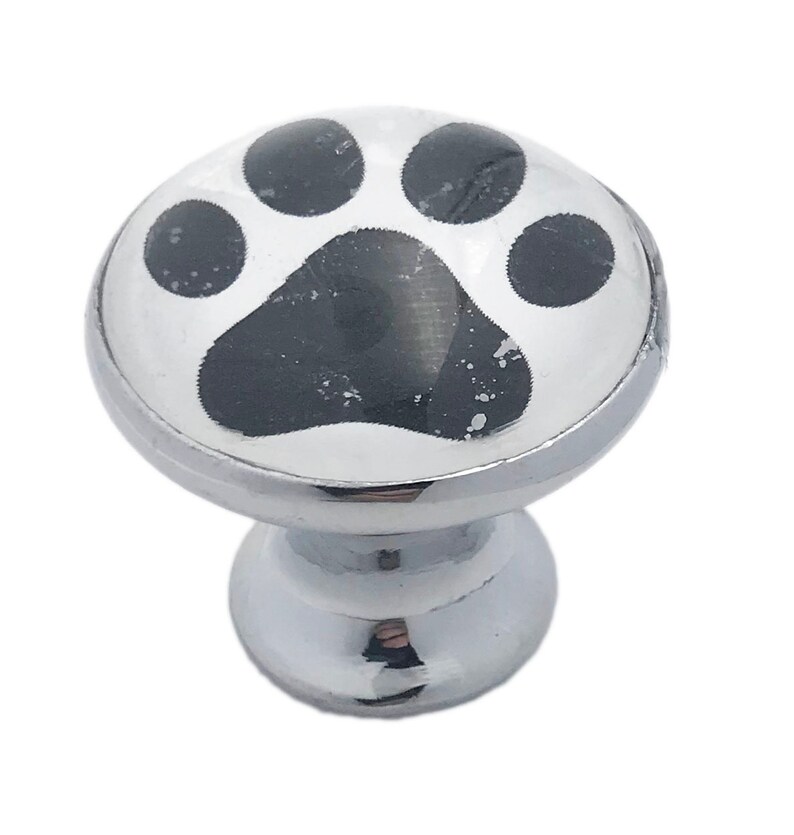 Dog Paws Glass Knob For Dresser Drawers Cabinet Drawers Etsy