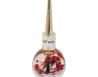 HyBa Beauty Essential Cuticle Nail Oil, Vitamin E - ROSE