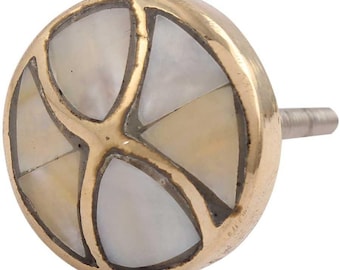 Mother of Pearl Cabinet Knobs, Drawer / Door Knobs - 1.42"
